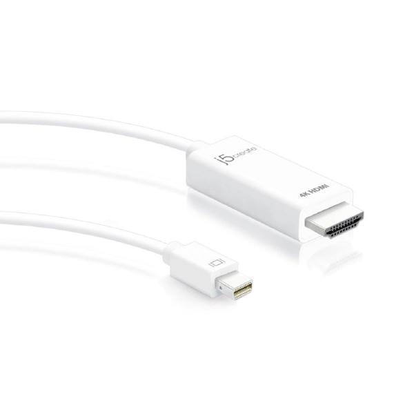 J5create JDC159 4K Mini DisplayPort (MDP) to HDMI 1.8m Cable - Connected Technologies