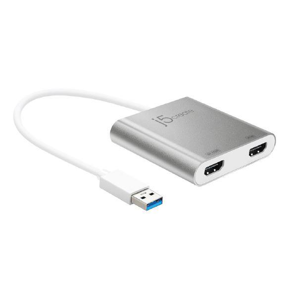 J5create JUA365 USB 3.0 to Dual HDMI Multi-Monitor Adapter - Connected Technologies