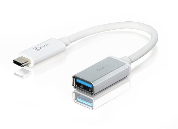 J5create JUCX05 USB-C 3.1 Type-C to USB-A Type-A Adapter - Connected Technologies