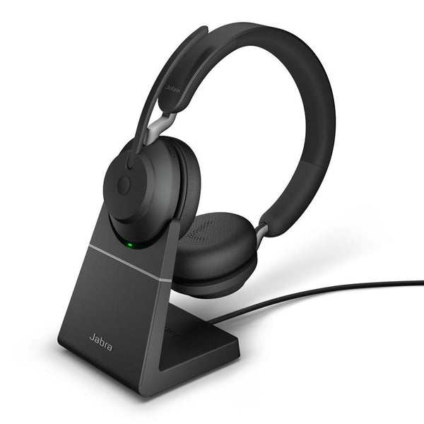 Jabra Evolve2 65, Link380a MS Stereo Stand Black - Connected Technologies