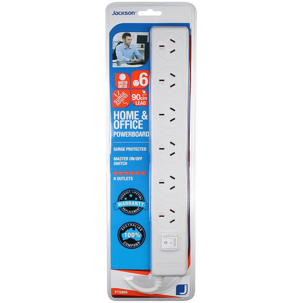 Jackson 6 Way Powerboard 90cm - Connected Technologies