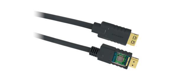 Kramer Active High Speed HDMI Cable with Ethernet - 15.20m (50ft) Max Resolution 4K@60Hz (4:4:4) Max Data 18Gbps (6Gbps p/c) - Connected Technologies