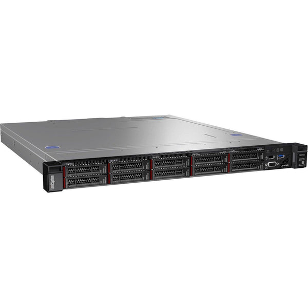 LENOVO ThinkSystem SR250 1U Rack Server, 1x Intel Xeon E-2126G 3.3GHz, 1 x8GB 1Rx8, SW RD, 4 x 3.5' HS Bays, 1x450W PSU, 3 Year Warranty - Connected Technologies