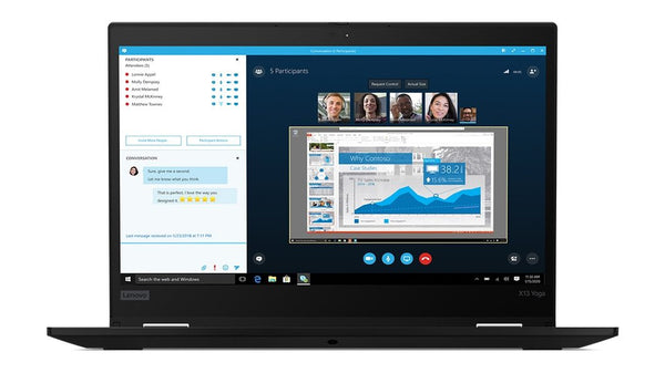 LENOVO X13 I7-10510U, 13.3" FHD IPS TOUCH, 512GB SSD, 16GB + FREE 1YR PREMIER SUPPORT