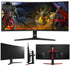 LG 34’ IPS 5ms 144Hz 2560x1080 G-Sync Curved Gaming Monitor 