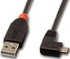 Lindy 2m USBA-MiniB 90' Cable - Connected Technologies