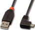 Lindy .5m USBA-Micro 90' Cable - Connected Technologies