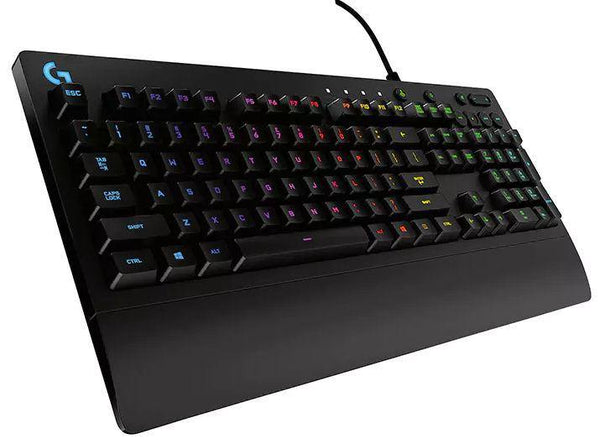 Logitech G213 Prodigy RGB Gaming Keyboard, 16.8 Million Lighting Colors Mech-Dome Backlit Keys Dedicated Media Controls Spill-Resistant Durable (LS) - Connected Technologies