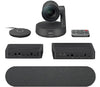 Logitech Rally Ultra HD Conference System Kit, Camera(1), Hub (1), Rally Speaker (1), Mic Pod (1), Remote Control (1)