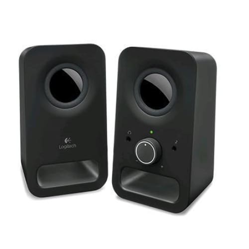 Logitech Speaker System 2.0, Z150, Black, Headphone Jack, 3.5mm Input, 6W RMS (Peak Power) - Connected Technologies