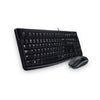 Logitech Wired Keyboard &amp; Mouse Combo, Desktop MK120, Black, USB