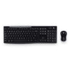 Logitech Wireless Keyboard &amp; Mouse Combo, MK270r, Black, USB Receiver (Combo powered by 2xAAA and 1xAA, included)