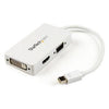 mDP to VGA DVI HDMI-3-in-1 Adapter