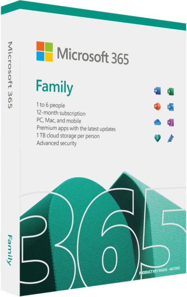 Microsoft 365 Family 2021 English APAC 1 Year Subscription 