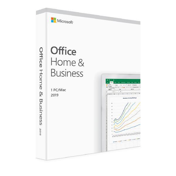 Microsoft Office 2019 Home &amp; Business, Retail Software, 1 User - Medialess V2 - Connected Technologies