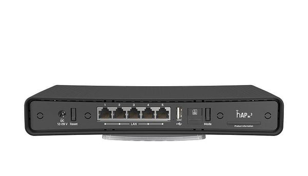 MiktoTik RBD53GR-5HacD2HnD&R11e-LTE6 hAP ac3 CAT6 Wireless Dual-band Router LTE Modem - Connected Technologies