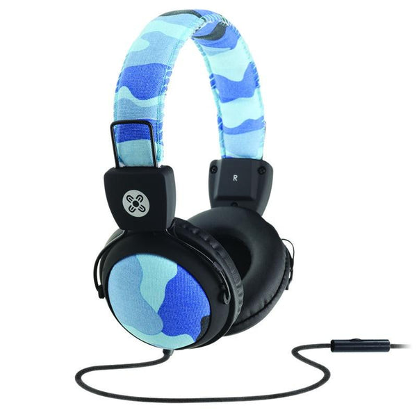 Moki Camo Headphones Blue - Connected Technologies