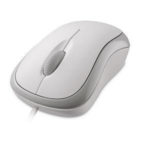 MS WIRED L2 BASIC OPTI MOUSE - WHITE