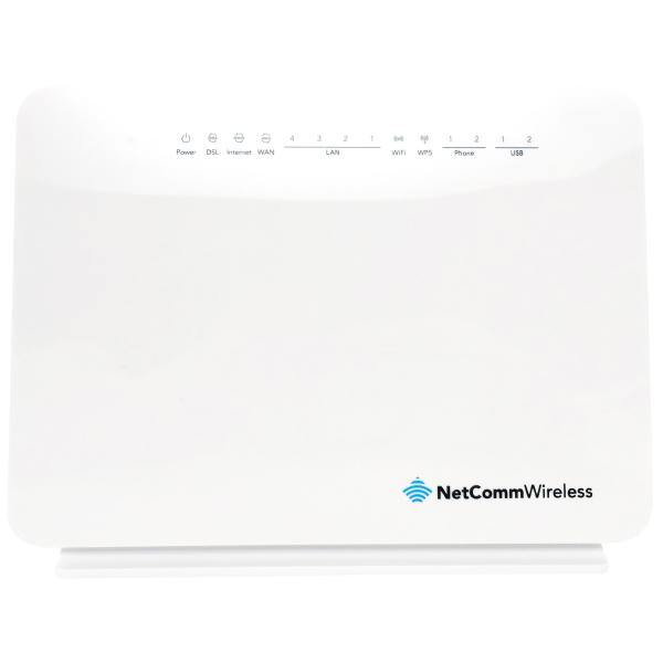 NetComm NF10WV N300 WiFi VDSL/ADSL Modem Router with Voice - Gigabit WAN, 4 x LAN, 2 x USB Storage  ** NBN Compliant ** - Connected Technologies