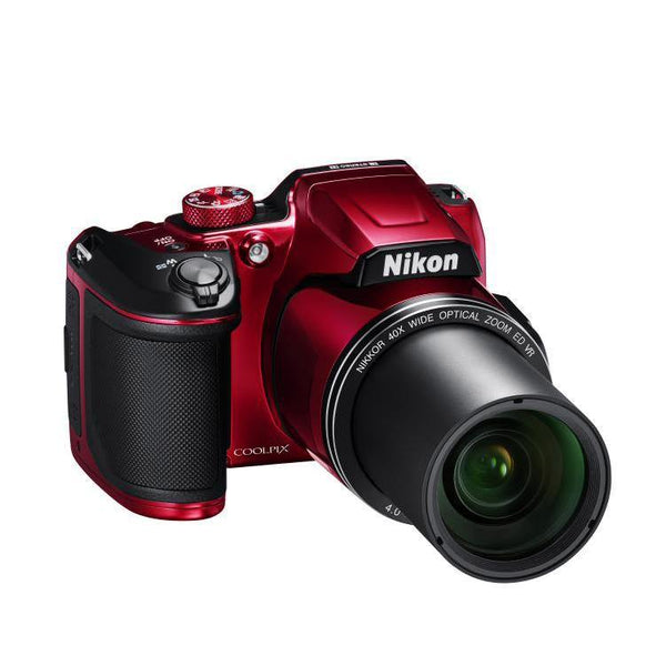 Nikon Digital Compact Camera COOLPIX B500, Red, 16MP, 40x Optical Zoom, Fixed Lens Mini HDMI - Connected Technologies