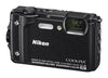 Nikon Digital Compact Camera COOLPIX W300, Black,16MP, 5x Optical Zoom, Fixed Lense, f/2.8-4.9, All Weather, Waterproof, 4K Recording,SnapBridge, GPS