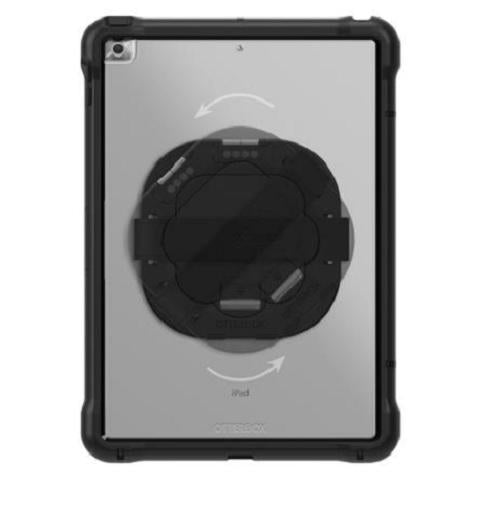 Otterbox iPad 10.2 7th/8th Gen Unlimited Series Pro Pack with Kickstand & Handstrap + Screen Protector for iPad 7th/8th Gen - Black - Connected Technologies