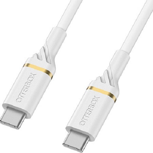 OtterBox USB-C to USB-C Fast Charge Cable - Cloud Dust White