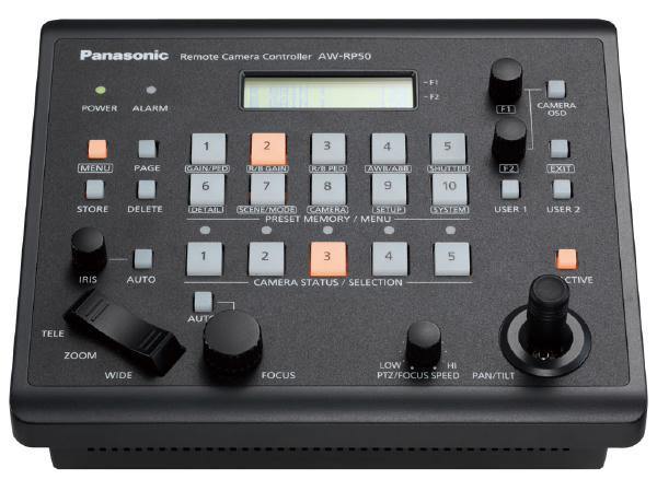 Panasonic AW-RP50E Remote Camera Control Panel