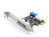 PCIE USB 3.0 4 port Card two port internal (19 pin) + two 