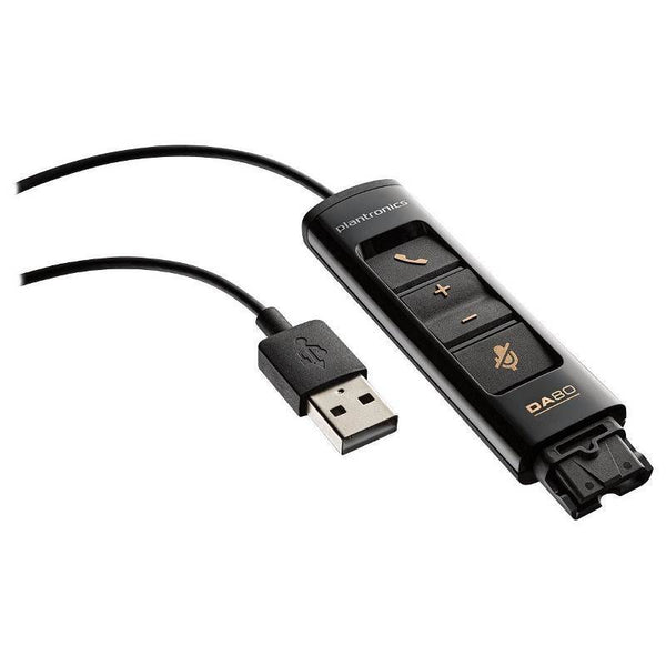 PLANTRONICS DA80 QD TO USB AUDIO PROCESSOR CABLE  - PROMO ENDS 26 JUN 21 - Connected Technologies