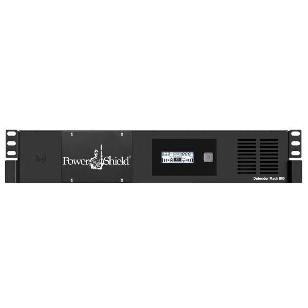 Powershield Defender Rack 800VA/480W -All Metal Enclosure Unpackaged: 438L mm x 230W mm x 86H mm.	- the Shallowest Rackmount UPS - Connected Technologies