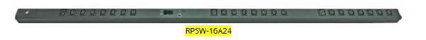 Powershield Network Switched PDU with 21 x 10A &amp; 3 x16A IEC outputs 16A Input plug - Connected Technologies