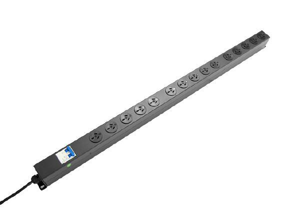 PowerShield RPR-15VMCB Power Distribution Unit Unmanaged 15 Way Vertical PDU with 15 Australian Sockets, 10A Input, power Cord -2m - Connected Technologies