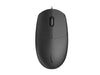 RAPOO N100 Wired USB Optical 1600DPI Mouse Black - No Driver Required/ Designed for Notebook Laptop Desktop PC (Buy 10 Get 1 Free)