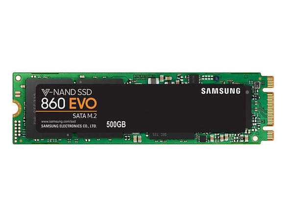 Samsung SSD 860 EVO 500GB, MZ-N6E500BW, V-NAND, M.2 (2280), SATA III 6GB/s, R/W(Max) 550MB/s/520MB/s,98K/90K IOPS, 300TBW, 5 Years Warranty - Connected Technologies