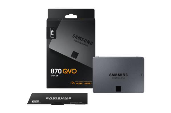 Samsung SSD 870 QVO 2TB, MZ-77Q2T0BW, 2.5&quot; 7mm SATA (560MB/s Read, 530MB/s Write), 3 Year Warranty - Connected Technologies