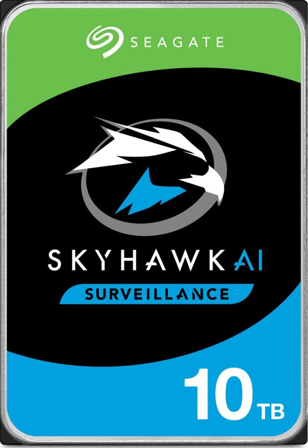 Seagate 10TB 3.5’ SkyHawk Surveillance AI 512E SATA3 6Gb/s 