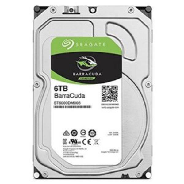 Seagate BarraCuda HDD 3.5&quot; 6TB SATA 5400RPM 256MB CACHE 2 Year Warranty - Connected Technologies