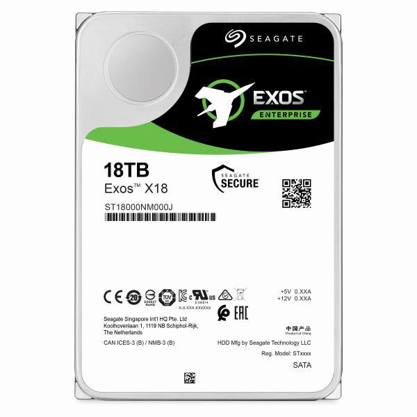 Seagate EXOS Enterprise 512E/4KN Internal 3.5&quot; SATA HDD, 18TB, 6GB/S, 7200RPM, 5YR WTY - Connected Technologies