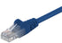Shintaro Cat5e Patch Lead Blue 0.3m (New Retail Pack) - Connected Technologies