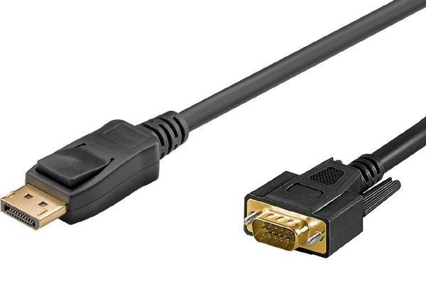 Shintaro DisplayPort (DP) to VGA 2m Cable - Connected Technologies