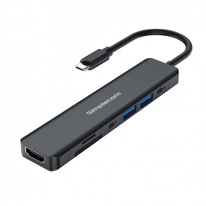 Simplecom CH570 USB-C 7-in-1 Multiport Adapter Hub USB 3.0 
