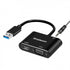 Simplecom DA316A USB to HDMI + VGA Video Card Adapter with 