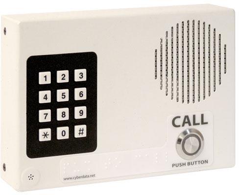 Single Button Wall Mounted VoIP Intercom with Keypad - Connected Technologies