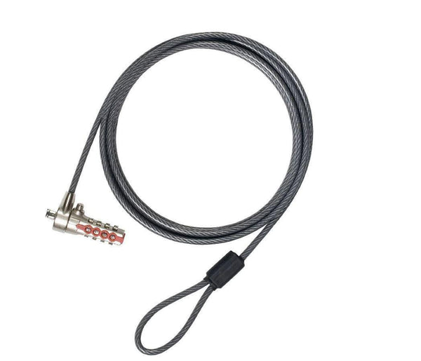 Targus DEFCON® T-Lock Serialized Combo Cable Lock Single Pack of PA410S-25 - Black (LS) - Connected Technologies