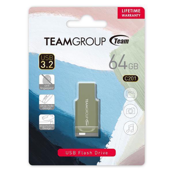 TEAM C201 USB3.2 Morandi Color Flash Drive 64GB - Connected Technologies