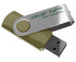 Team Group USB Drive 16GB, Colour Turn, USB2.0, Green &amp; Silver, Rotating, Capless, 15MB/s Read*, 11g, Lifetime Warranty - Connected Technologies