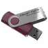 Team Group USB Drive 4GB, Colour Turn, USB2.0, Purple &amp; Silver, Rotating, Capless, 15MB/s Read*, 11g, Lifetime Warranty - Connected Technologies
