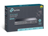 TP-LINK 16 PORT 10/100 + 2-PORT GIGABIT RACKMOUNT SWITCH, GbE(2) , 10/100 POE+(16), SFP(1)