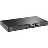 TP-LINK 18 PORT GIGABIT RACKMOUNT SWITCH, GbE(16) ,POE+(16), SFP(2), 5YR